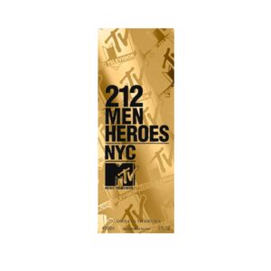 212  Men Heroes MTV Carolina Herrera Edição Limitada Eau de Toilette - Perfume Masculino 90ml - Imagem 3