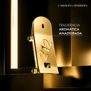 212 Men Heroes MTV Carolina Herrera Edição Limitada Eau de Toilette - Perfume Masculino 90ml - Imagem 3