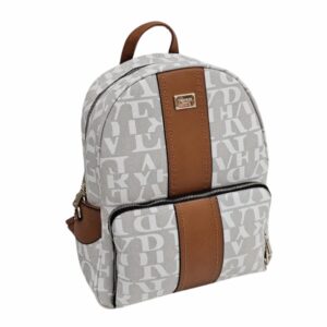 MOCHILA FEMININA BEGE VERYRIO ESPAÇOSA - Imagem 3