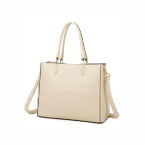Bolsa Clássica Feminina Veryrio Cor Bege - Imagem 1