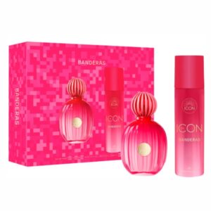 Conjunto The Icon Banderas Feminino Eau de Parfum 100ml + Desodorante Spray 150ml