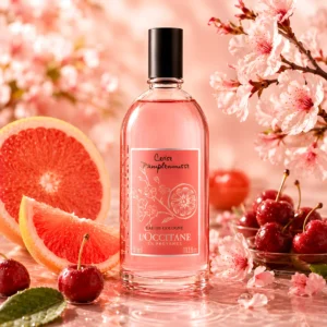 L'Occitane Cerise Pamplemousse Colônia Cereja Toranja 300ml - Imagem 4
