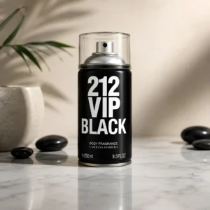 Carolina Herrera 212 VIP Men Black - Body Spray Masculino 250ml - Imagem 6