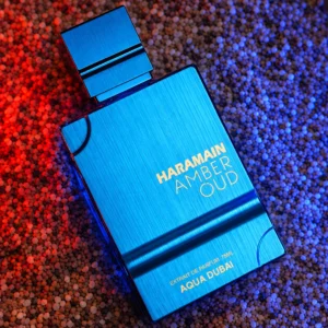 Amber Oud Aqua Dubai Al Haramain Extrait de Parfum Unissex 75ml - Imagem 5