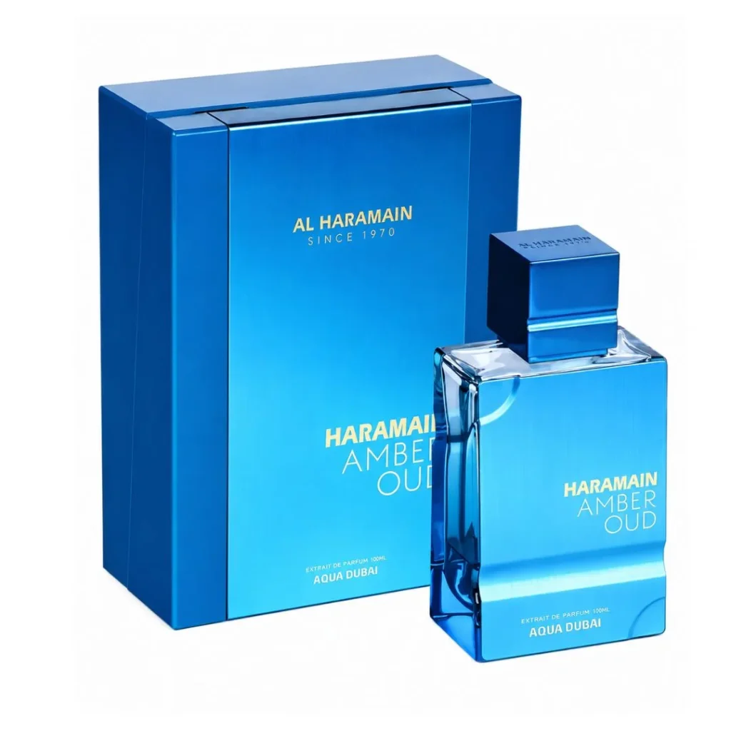 Amber Oud Aqua Dubai Al Haramain Extrait de Parfum Unissex 75ml