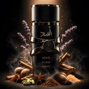 Asad Elixir Lattafa Eau de Parfum Masculino - Imagem 4
