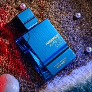 Amber Oud Aqua Dubai Al Haramain Extrait de Parfum Unissex 75ml - Imagem 4