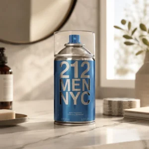 212 Men NYC Carolina Herrera Body Spray 250ml - Imagem 3