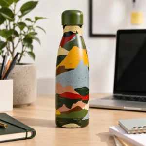 Garrafa Farm Glub Glub Relevo Carioca Verde 500 ml - Imagem 3