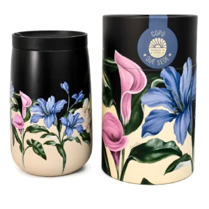Copo Farm Que Sede Acquaflora Preto 450 ML
