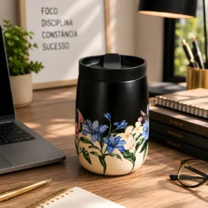 Copo Farm Que Sede Acquaflora Preto 450 ML - Imagem 3