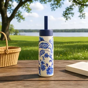 Garrafa Termica Farm Que Sede 500ml Porcelain - Imagem 4