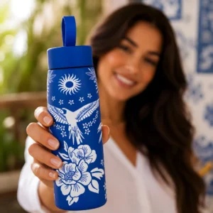 Garrafa Farm Que Sede 500ml Praia Lenço - Imagem 4